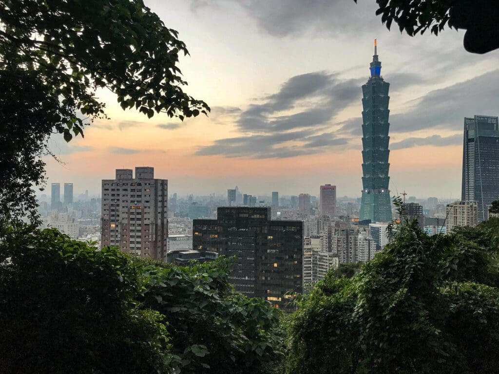 Skyline of Taipei