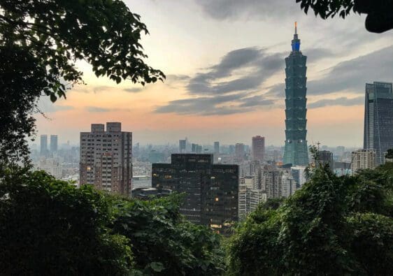 Skyline of Taipei